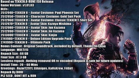 Tekken 8: Ultimate Edition (v1.01.03 + All DLCs + Bonus Content .